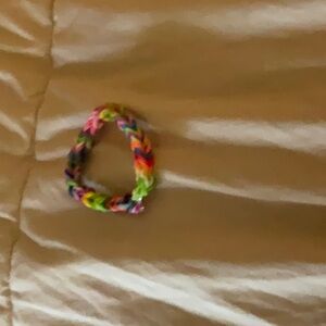 Handmade rainbow loom bracelet